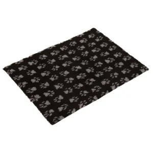 Vetbed® Isobed SL deka pre psov Paw, čierno/šedá - D 100 x Š 75 cm