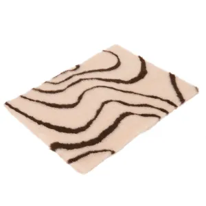 Vetbed® Isobed SL deka pre mačky Wave, krémovo/hnedá - D 100 x Š 75 cm