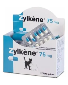 Zylkene 75 mg pre mačky a malé psy do 10 kg 100 kapsúl #1936425