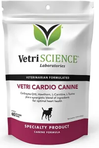 VetriScience Vetri Cardio Canine tablety na podporu srdcovej činnosti pre psy 60tbl