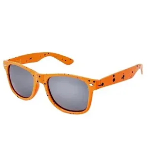 OEM Slnečné okuliare Nerd machuľa oranžové s čiernymi sklami