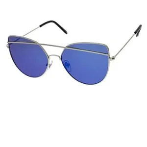 OEM Slnečné okuliare pilotky Giant strieborný rám modré sklá