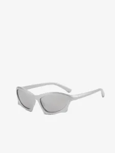 VeyRey Unisex slnečné okuliare Narel, biele, uni