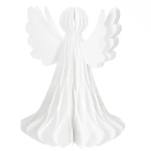 Dekorácia z papiera Anjel | rôzne rozmery (vianočná papierová dekorácia)