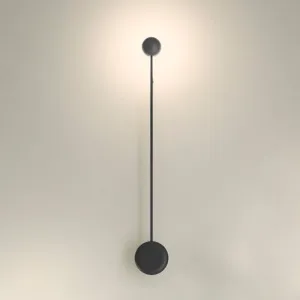 Vibia Pin – nástenné LED svietidlo, čierne