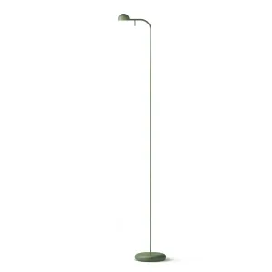 Vibia Pin 1660 stojaca LED lampa, 125 cm, zelená