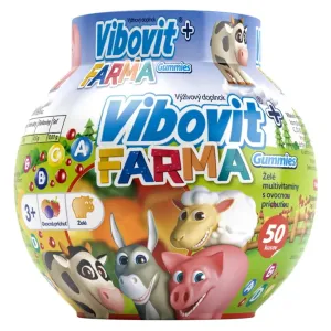 VIBOVIT+ FARMA Gummies želé s ovocnou príchuťou (inov.2018) 1x50 ks
