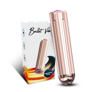 805531 Mini USB vibrátor - Bullet Vibe - ružové zlato