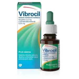 Vibrocil nosné kvapky na alergickú nádchu 15 ml