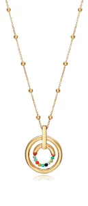Viceroy Elegantný pozlátený náhrdelník Chic 15136C01019