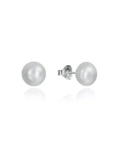 Viceroy Elegantné minimalistické náušnice s perlou Clasica 5090E000-67 0,4 cm