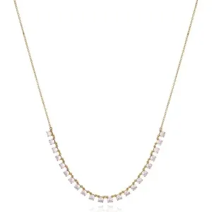 Viceroy Elegantný pozlátený náhrdelník so zirkónmi Elegant 13150C100-30 #7290799