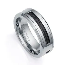Viceroy Štýlový prsteň z ocele Magnum 14066A02 60 mm
