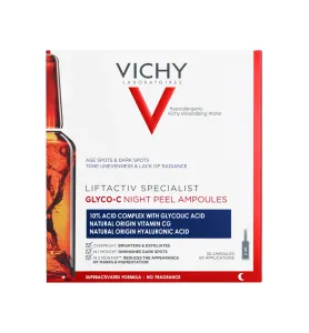 Vichy Liftactiv Glyco-C Night Peel Ampoules 60 ml pleťové sérum na veľmi suchú pleť; na pigmentové škvrny; na rozjasnenie pleti; na dehydratovanu pleť