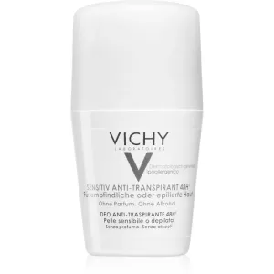 Vichy Deodorant-Antiperspirant 48h roll-on pre citlivú alebo depilovanú pokožku (Soothing Anti-Perspirant) 50 ml