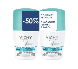 VICHY DEO ROLL-ON 48 HOD. Anti-traces DUO 14 antiperspirant (-50% na druhý produkt) 2x50 ml