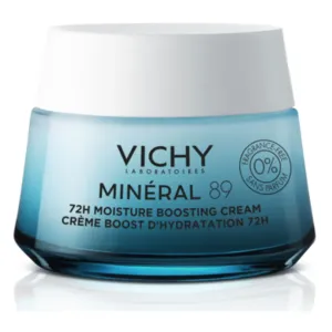 Vichy Hydra tačný pleťový krém bez parfumácie Minéral 89 (72H Moisture Boosting Cream) 50 ml