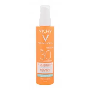 Vichy Capital Soleil Rehydrating Light Spray SPF30 200 ml opaľovací prípravok na telo pre ženy
