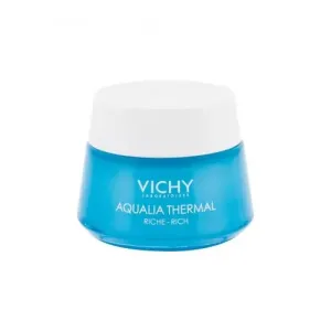 Vichy Aqualia Thermal Rich 50 ml denný pleťový krém pre ženy na zmiešanú pleť; na dehydratovanu pleť; na citlivú a podráždenú pleť