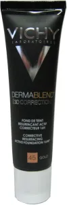 Vichy Dermablend 3D Correction vyhladzujúci korekčný make-up SPF 25 odtieň 45 Gold  30 ml