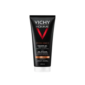 VICHY Homme MAG C Hydratačný povzbudzujúci sprchový gél na telo a vlasy 200 ml