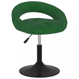 Barová stolička zamat / kov Dekorhome Tmavo zelená #806917