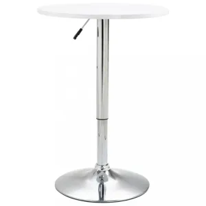 Barový stôl Ø 60 cm Dekorhome Biela #796268