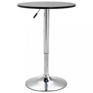Barový stôl Ø 60 cm Dekorhome Čierna #796269
