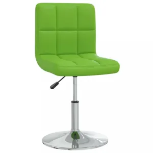 Kancelárska stolička umelá koža / chróm Dekorhome Zelená #806020