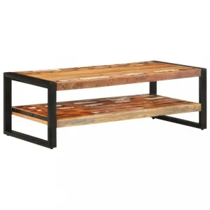 SHUMEE Konferenčný stolík 120 × 60 × 40 cm masívne recyklované drevo, 329245