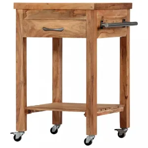 Kuchynský vozík akáciové drevo Dekorhome #794518