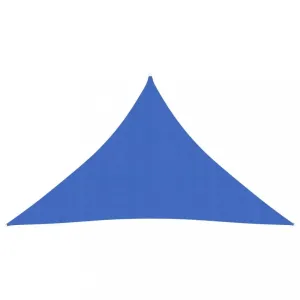 TTieniaca plachta trojuholníková HDPE 3 x 3 x 3 m Dekorhome Modrá