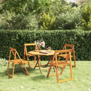 Skladacia záhradná stolička 4 ks Dekorhome