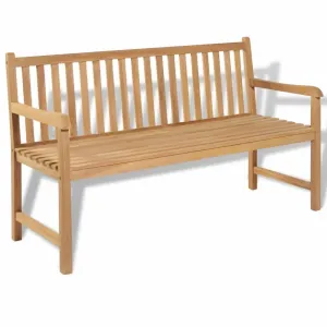Záhradná lavička 150 cm z teakového dreva #788509