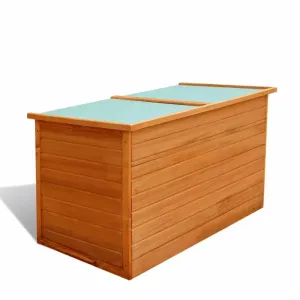 Záhradný úložný box 126 × 72 × 72 cm drevený