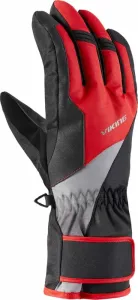 Viking Santo Gloves Black/Red 8 Lyžiarske rukavice
