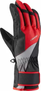 Viking Santo Gloves Black/Red 9 Lyžiarske rukavice