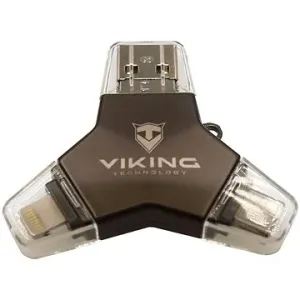 Viking USB Flash disk 3.0 4 v 1 32 GB čierny