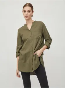 Khaki blouse VILA Chellie - Women #672546