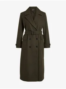 Khaki coat with belt VILA Kastni - Women