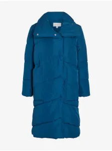 Blue women's winter quilted coat VILA Vipauli - Women #8414799