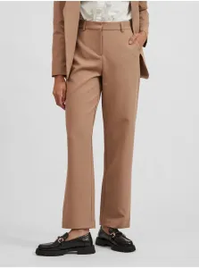 Brown trousers VILA Britt - Women #719002