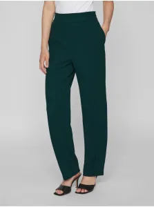 Green Ladies Trousers VILA Clua - Ladies