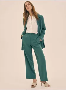 Elegantné nohavice pre ženy VILA - zelená