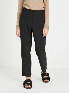 Black loose cropped trousers VILA Juno - Women #634680
