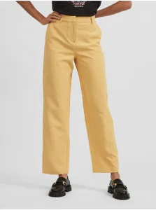 Yellow trousers VILA Britt - Women #4650624