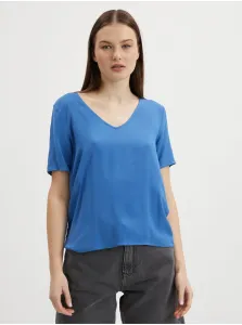 Blue Womens Basic T-Shirt VILA Paya - Women #5542841