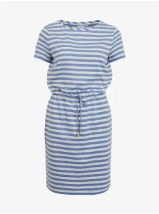 Šaty na denné nosenie pre ženy VILA - modrá, biela #672564