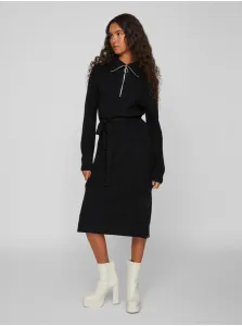 Black women's sweater dress VILA Viril - Women #8328540