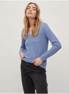 Blue sweater VILA Chassa - Women